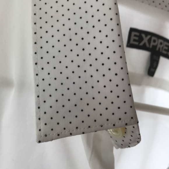 *NEW* Express white dress shirt- modern fit - Picture 3 of 5